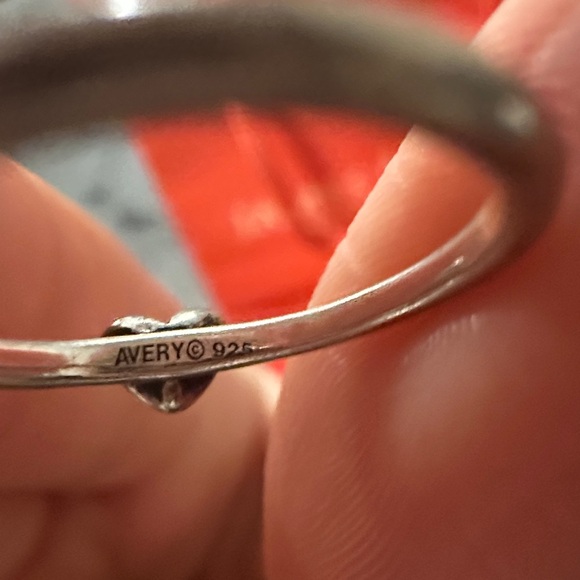 James Avery sterling Silver heart Rings with Bag, dust bag & Box❤️ - Picture 4 of 6